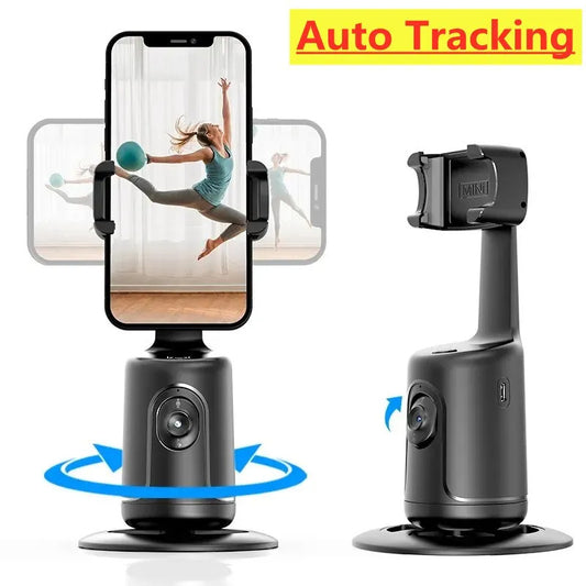 360 Auto Face Tracking Gimbal AI Smart Gimbal Phone Holder For Smartphone Video Vlog Live Stabilizer Tripod