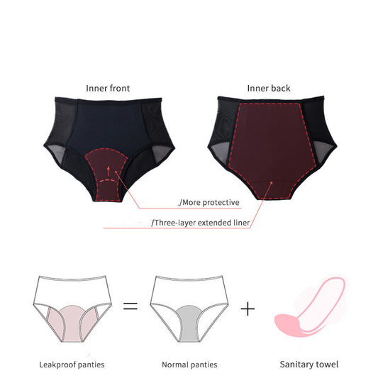 Aunt's High Absorbent Plus Size Menstrual Underwear